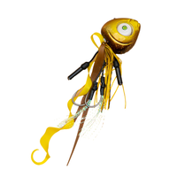 Glowbite Grumpy Fish Slider Lure - Caramello