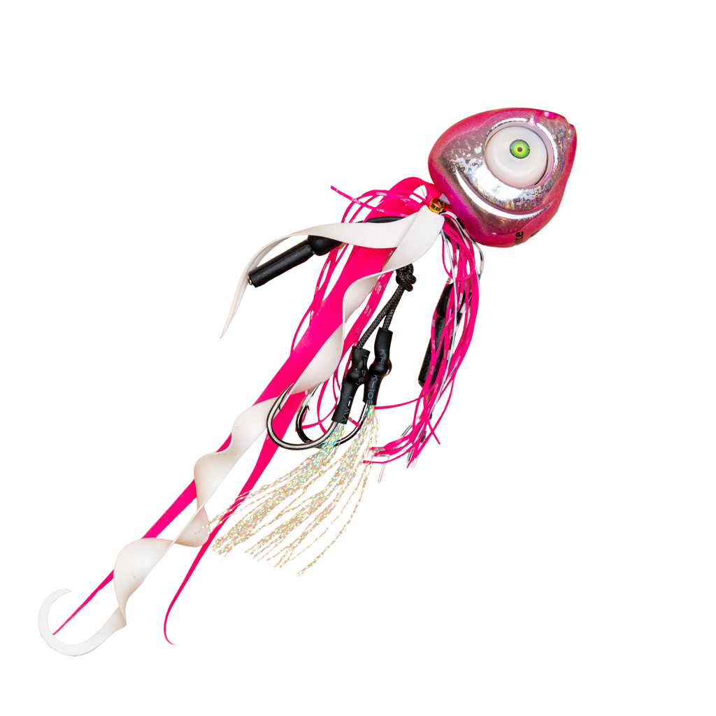 Glowbite Grumpy Fish Slider Lure - Pink – Fishing Innovators