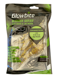 Glowbite DRAGSTER FLOUNDER soft bait lures