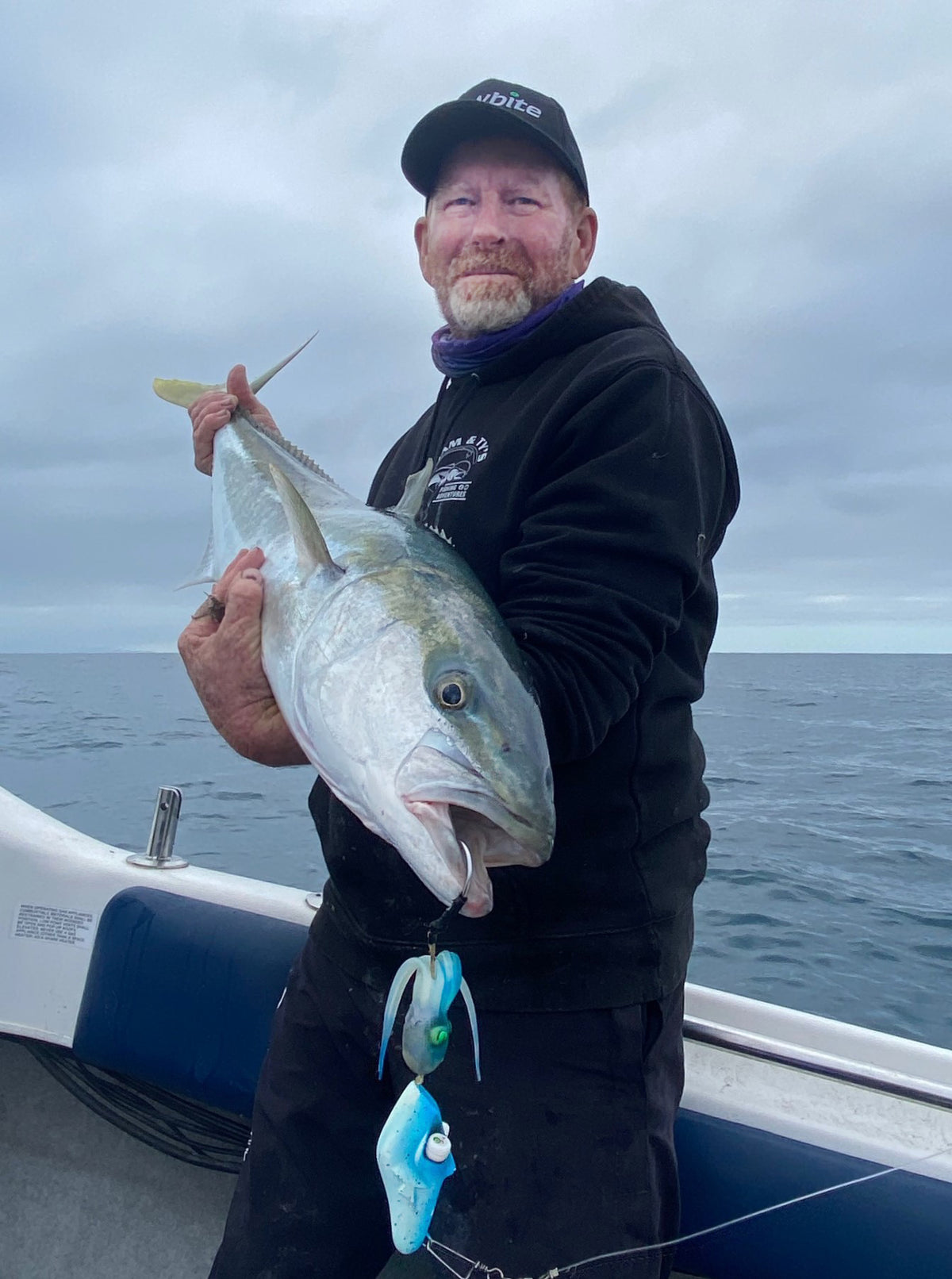 Deep Drop Lure Glowbite Crazy Eyes - Blue