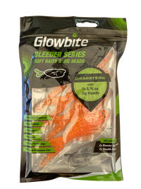Glowbite DRAGSTER FLOUNDER soft bait lures