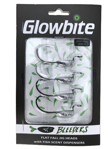 Weedless 1/4 oz Bleeder Jig Heads