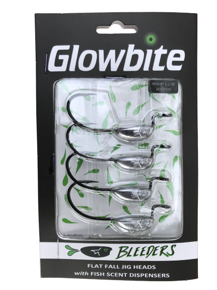 Weedless 1/2 oz Bleeder Jig Heads