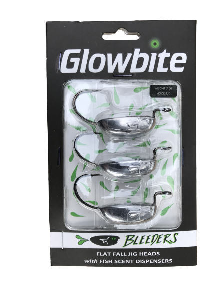 Weedless 2 oz Bleeder Jig Heads