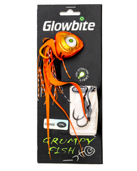 Glowbite Grumpy Fish Slider Lure - Orange