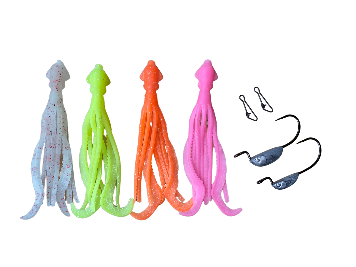 Glowbite SQUIDINATOR soft bait lures